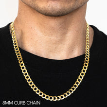 8MM CURB LINK CUBAN CHAIN