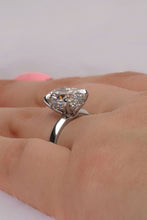 Oval Cut Engagement Ring With Knife-Edge Shank