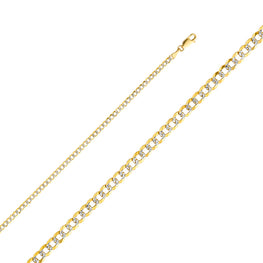3.2MM CURB LINK DIAMOND CUT