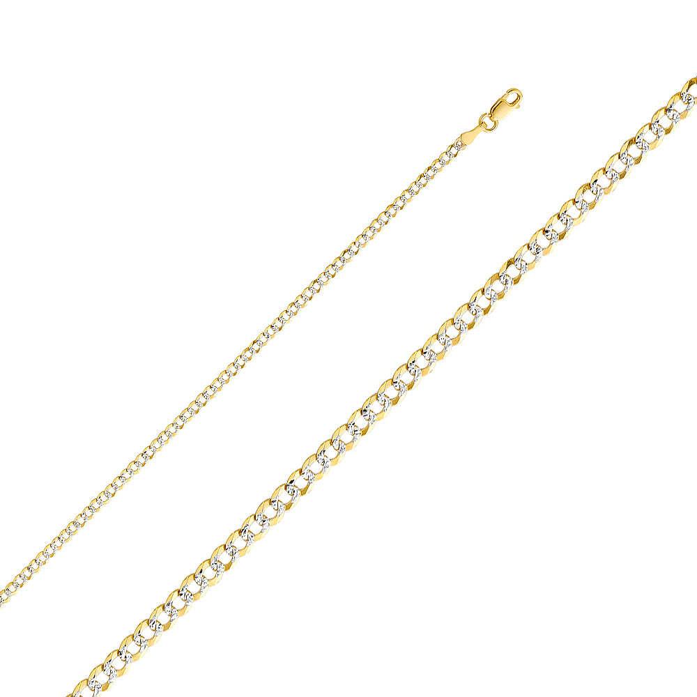 2MM CURB LINK DIAMOND CUT
