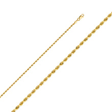 2MM DIAMOND CUT ROPE CHAIN