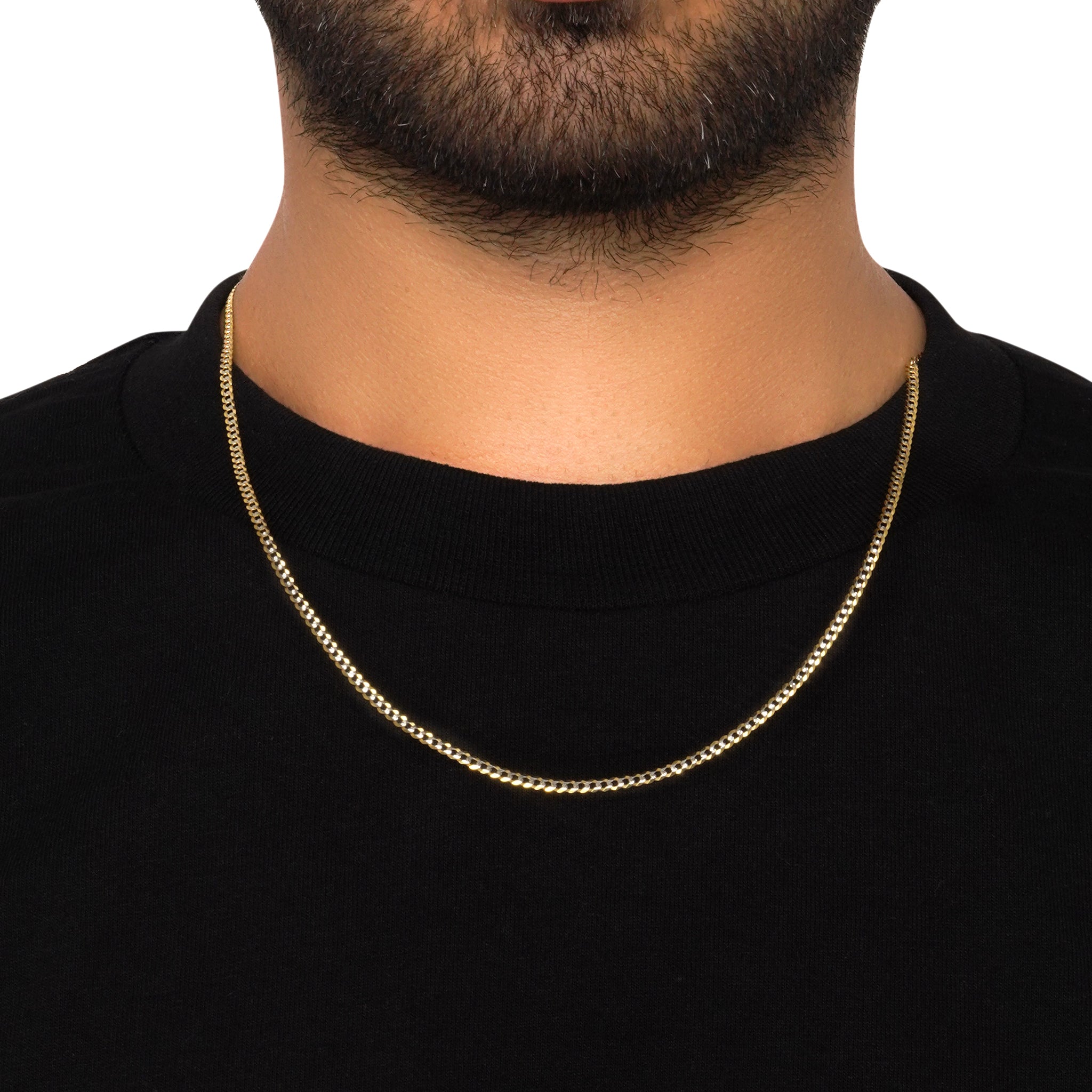 2MM CURB LINK DIAMOND CUT
