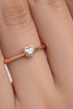 Diamond Shaped Heart Ring