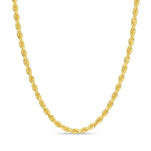 7MM DIAMOND CUT ROPE CHAIN