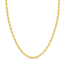 6MM DIAMOND CUT ROPE CHAIN