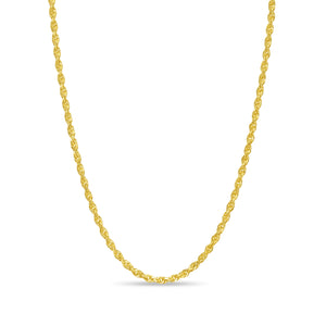5MM DIAMOND CUT ROPE CHAIN