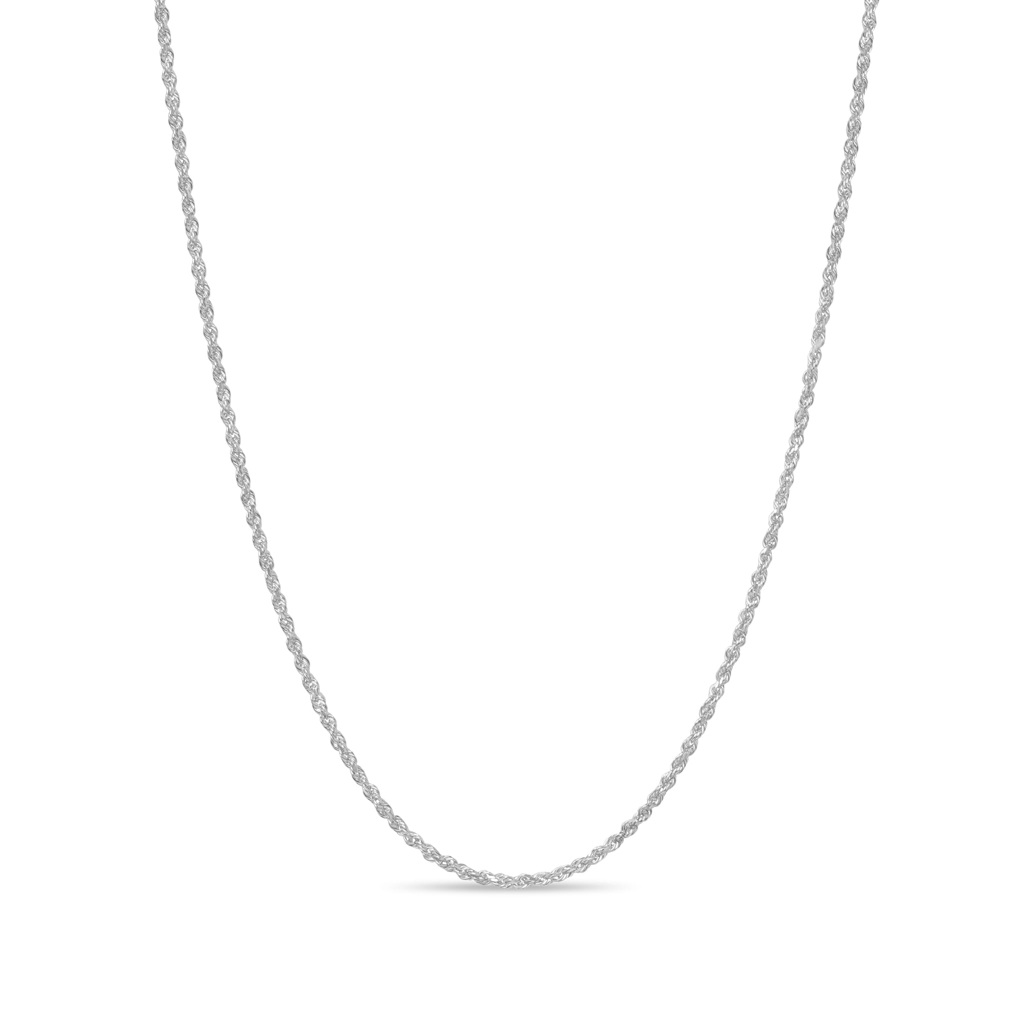 2.5MM DIAMOND CUT ROPE CHAIN