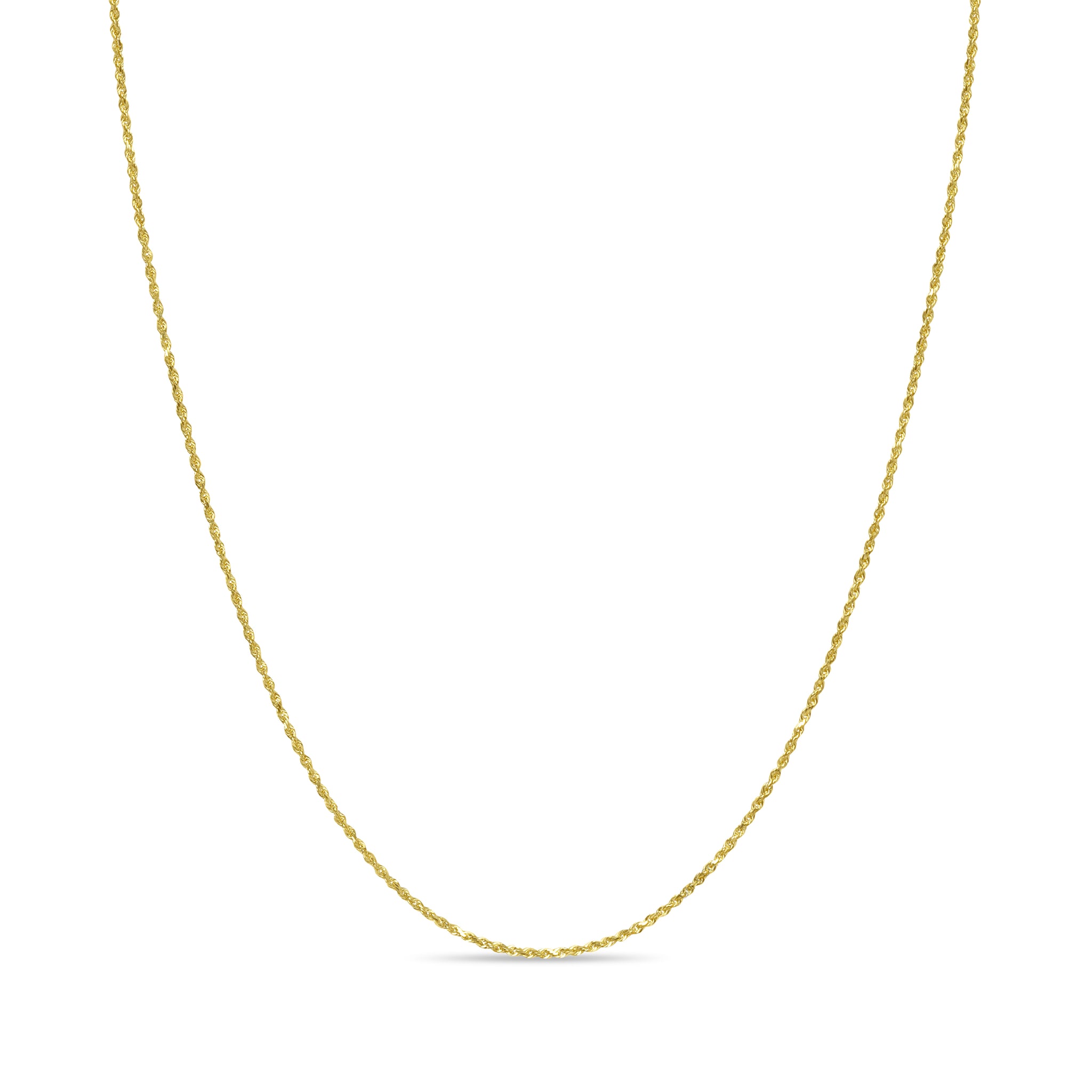 2MM DIAMOND CUT ROPE CHAIN