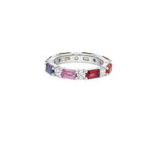 Sapphire & Diamond Eternity Band*