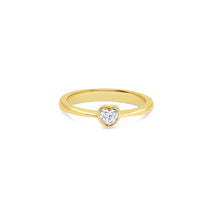 Diamond Shaped Heart Ring