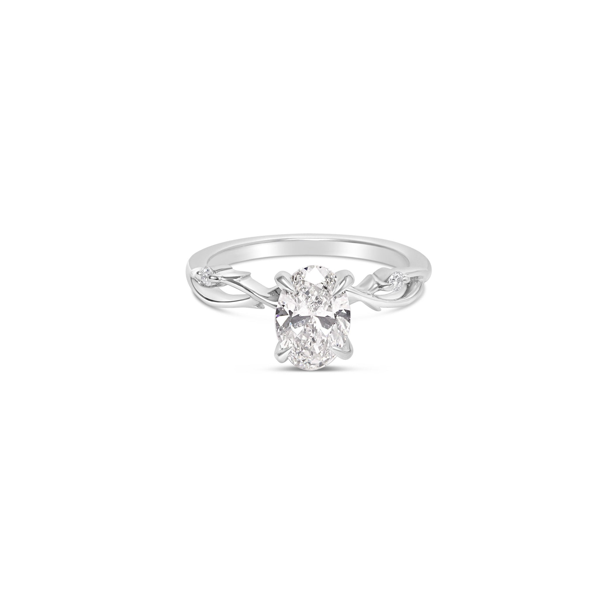 9ct Gold Diamond Pave Emerald Shape Ring | Goldmark (AU)